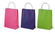 Colored Paper Carry Bags