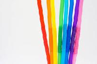 Multi Colored Plastic Drinking Straws