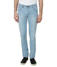 HALTUNG MENS SLIM FIT JEANS ICE BLUE MW