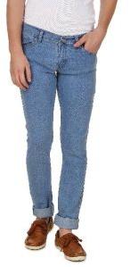 HALTUNG MENS SLIM FIT JEANS LIGHT BLUE