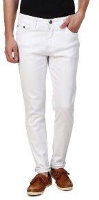 HALTUNG MENS SLIM FIT JEANS WHITE