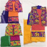 Embroidery Suit Material with Jacket