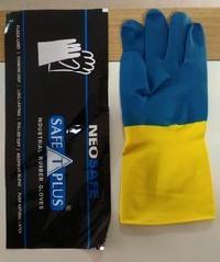 Latex Single Cover Safety Gloves