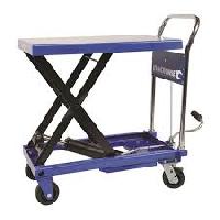 Hydraulic lifting trolley