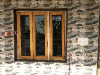 teak wood windows