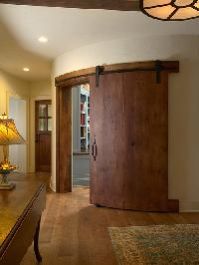 curved door