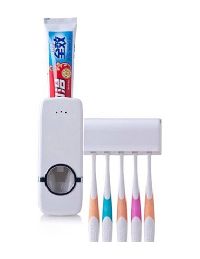 lowes Automatic Toothpaste Dispenser With Toothbrush Holder