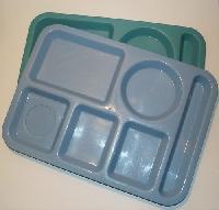 Plastic Lunch Tray