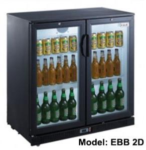 2 door back bar cooler