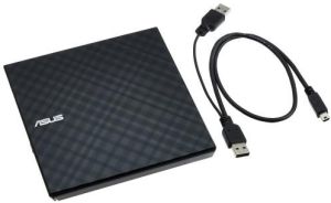 ASUS BLACK EXTERNAL SLIM DVD WRITER