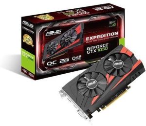 ASUS GEFORCE GTX 1050 EX-GTX1050-O2G 2GB 128-BIT GDDR5 GRAPHIC CARD