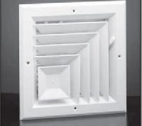 Aluminium Ceiling Diffuser (2 way corner)