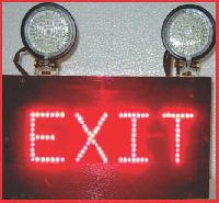 XIT SIGNS EMERGENCY LIGHTS