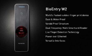 BioEntry W2 fingerprint access control device