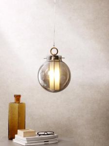 Everly Large Smoky lamp