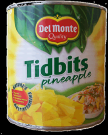 Delmonte Pineapple Tidbits 836gm