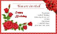 Birthday Invitation Card