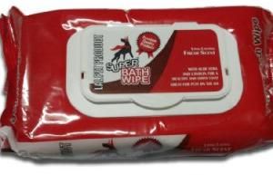 Super Dog Super Bath Wipe 80 Pack