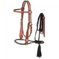 Premium Headstall with Bosal and Horse Hair