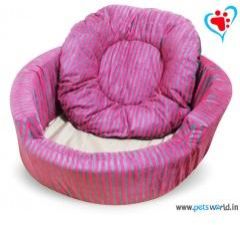 DOGEEZ Cabana Lounger Bed Pink - Small