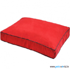 Petsworld Rectangular Dog Bed Large (Red)