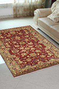 Applique Kashan Silk Carpet