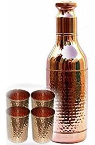 Handicraft Water Bottle With Glass