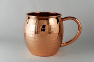 Copper Mug In Copper Handle