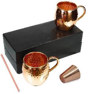 COPPER MUG STRAW