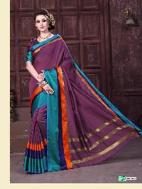 Fabric - Cotton silk saree with blouse