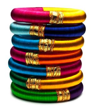 silk thread bangles