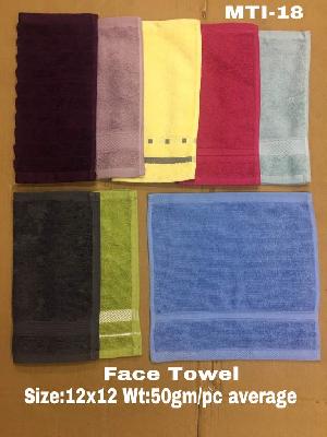 Terry face towel
