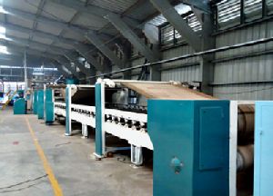 Double Facer Heating plate Conveyor Machine