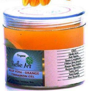 Organic Aloe Vera Orange & Cinnamon Gel (100 gms)