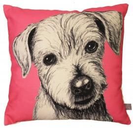 Cute Dog Cushion Cover