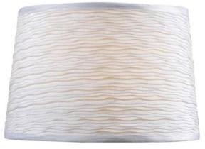 Drum Lamp Shade in White Jute Fabric for Table Lamp