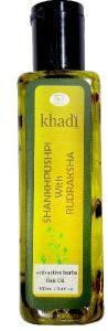 Khadi Shankhpushpi With Rudraksha Active Herbs Hair Oil