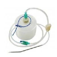 closed wound suction unit