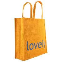 Jute Lovely Printed Tote Bag