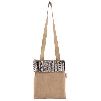 Jute Patch Sling Bag