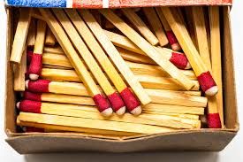 wooden stick matches