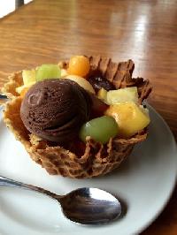 Basket Fruit Ice Cream