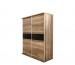 GODREJ ARYAN SLIDING DOOR WARDROBE LIGHT WALNUT