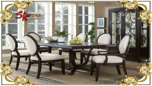 DG-017 Wooden Dining Table Set