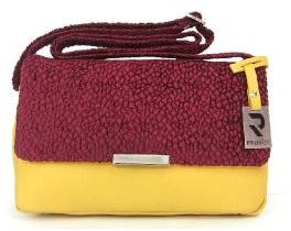 Beehive velvet sling bag