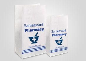 Pharmacy Paper Carry Bags