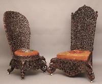 carved chairs
