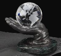 Crystal Globe For Valuable Contacts