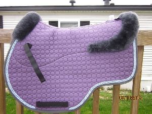 Horse Fur Lining Saddle Pads