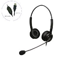 USB CONNECTION DOUBLE SIDED HEADSET